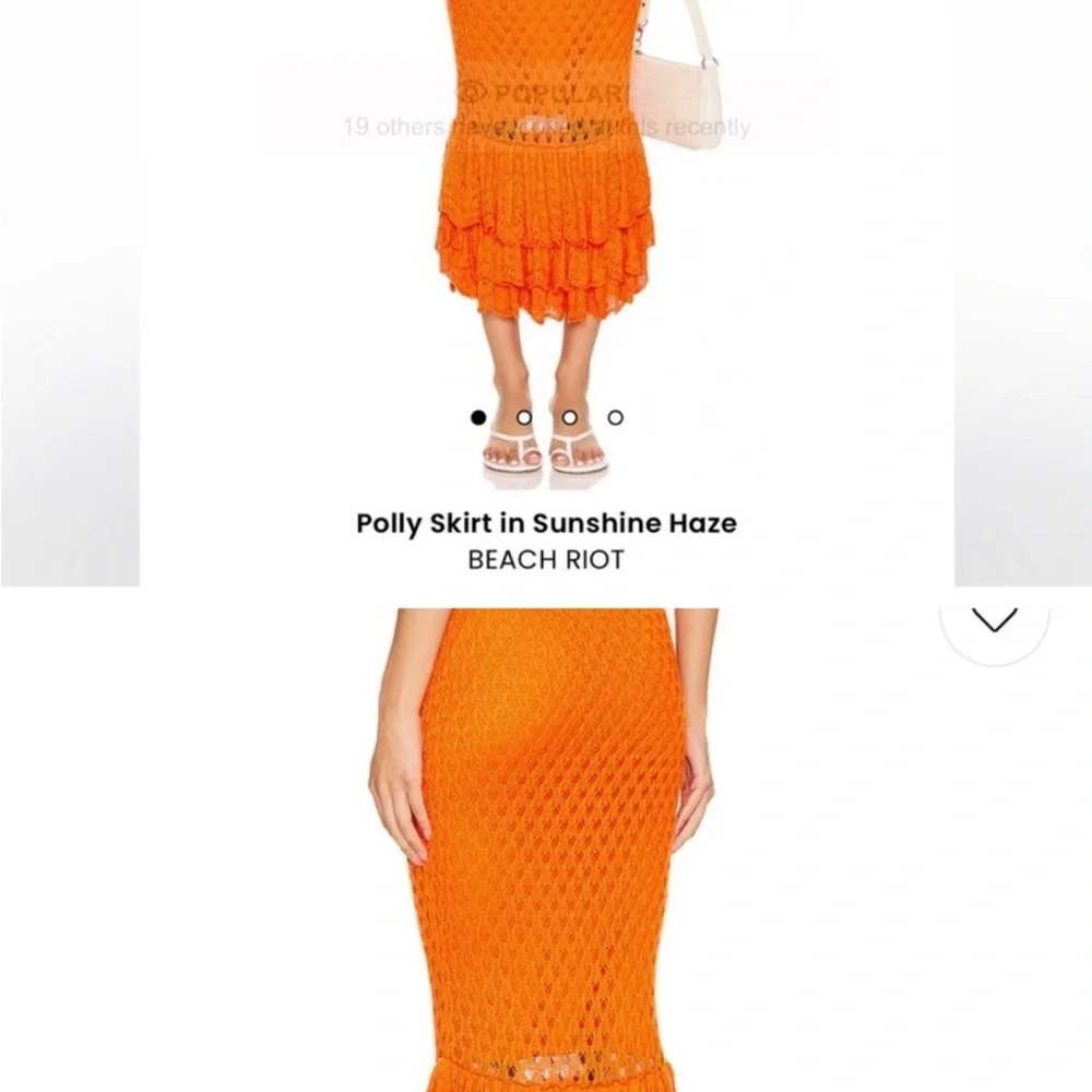 Chic Beach Riot Orange Haze Knit Set - Picture 4 of 8